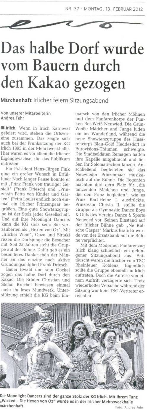 Rheinzeitung 37 2012